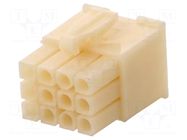 Connector: wire-wire; plug; female; PIN: 12; 600V; for cable; 4.14mm TE Connectivity