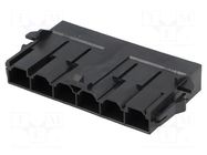Connector: wire-wire/PCB; plug; male; PIN: 6; Mini-Fit Sr; 600V MOLEX