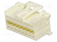 Connector: wire-board; plug; female; PIN: 16; MicroClasp; Pitch: 2mm MOLEX