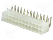 Connector: wire-board; socket; male; Mini-Fit Jr; 4.2mm; PIN: 24 MOLEX