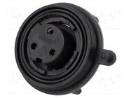 Connector: circular; socket; female; PIN: 3; 12A; 250V; IP68; UL94V-0 BULGIN