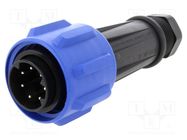 Connector: circular; plug; male; PIN: 7; Buccaneer 900; for cable BULGIN