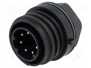 Connector: circular; socket; male; PIN: 7; Buccaneer 900; IP68; 32A BULGIN