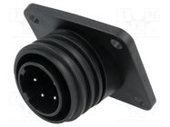 Connector: circular; socket; male; PIN: 5; Buccaneer 900; IP68; 32A BULGIN