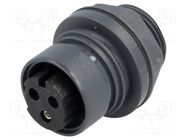 Connector: circular; socket; female; PIN: 3; Buccaneer 6000; 12A BULGIN