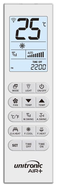Universal Remote Control for Air Conditioners AIR+