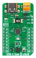 USB-C SINK 2 CLICK ADD-ON BOARD, 3.3V/5V