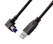 USB CABLE, 3.0, A PLUG-R/A B PLUG, 2'