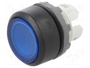 Switch: push-button; 22mm; Stabl.pos: 1; blue; MLB-1; IP66; flat ABB