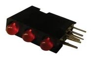 CKT BOARD INDICATOR, RED, 10MCD, TH