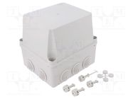 Enclosure: junction box; X: 145mm; Y: 170mm; Z: 154mm; wall mount ABB