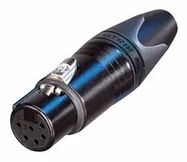 XLR CONNECTOR, JACK, 6POS, CABLE