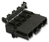 CONNECTOR HOUSING, PLUG, 4POS, 10MM