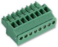 TERMINAL BLOCK, PLUGGABLE, 8POS, 16AWG