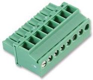 TERMINAL BLOCK, PLUGGABLE, 8POS, 16AWG