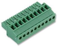 TERMINAL BLOCK, PLUGGABLE, 10POS, 16AWG