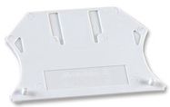 END PLATE, WHITE