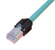 MOD CONN, RJ45 PLUG, 8P8C, 1PORT, CABLE