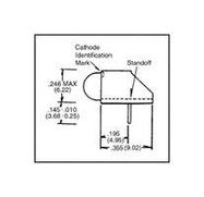 CKT BRD INDICATOR, GRN/RED, 90/40MCD, TH