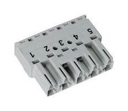 TERMINAL BLOCK, PLUGGABLE, 5POS, 12AWG