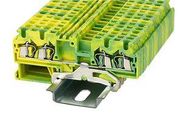 TERMINAL BLOCK, DIN RAIL, 4POS, 12AWG