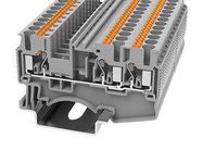 TERMINAL BLOCK, DIN RAIL, 3POS, 12AWG