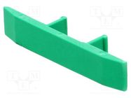 Protection; green; Width: 6.4mm; polyamide; -25÷120°C; UL94V-0 POKÓJ