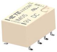 SIGNAL RELAY, DPDT, 2A, 9VDC, SMD