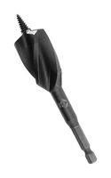 WOOD DRILL BIT, 16MM X 120MM, BLK OXIDE