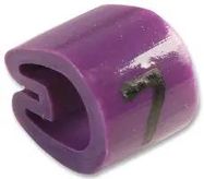 CABLE MARKER, Z13, 7, VIOLET, PK100