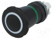 Switch: emergency stop; 22mm; Stabl.pos: 2; black; none; IP66; MPI 