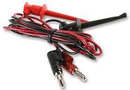 TEST LEAD SET, BLK, RED, 900MM, 60V, 5A