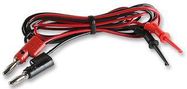 TEST LEAD SET, BLK, RED, 900MM, 60V, 15A