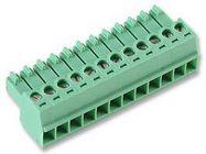 TERMINAL BLOCK, PLUGGABLE, 12POS, 16AWG