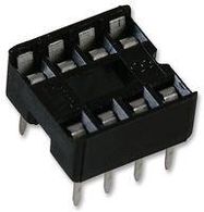 IC & COMPONENT SOCKET, 8POS, DIP, 2.54MM