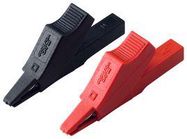 ALLIGATOR CLIP, BLACK, RED