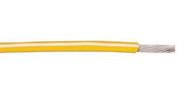 HOOK-UP WIRE, 28AWG, YELLOW, 30.5M