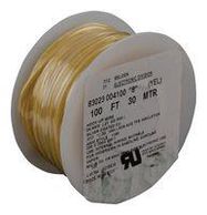 HOOK-UP WIRE, 24AWG, YELLOW, 30.5M