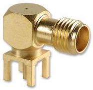 RF COAXIAL, SMA, RIGHT ANGLE JACK, 50OHM