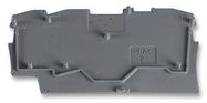 END PLATE, FOR 3 COND TB, GREY