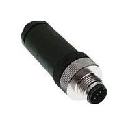 SENSOR CONNECTOR, M12, PLUG, 5POS, CABLE