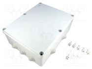 Enclosure: junction box; X: 251mm; Y: 323mm; Z: 117mm; wall mount ABB