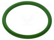 O-ring gasket; FKM; Thk: 2mm; Øint: 22mm; M25; green; -40÷200°C 