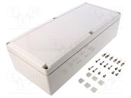 Enclosure: multipurpose; X: 160mm; Y: 360mm; Z: 95mm; EURONORD 3; ABS FIBOX