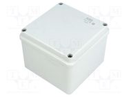 Enclosure: multipurpose; X: 100mm; Y: 100mm; Z: 80mm; grey; IP65 ABB