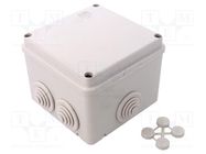 Enclosure: junction box; X: 100mm; Y: 100mm; Z: 80mm; wall mount ABB