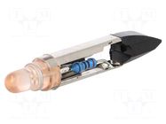 LED lamp; orange; T6,8; 24VDC; 24VAC POLAM-ELTA