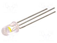 LED; red/cold white; 5mm; 30°; Front: convex; 1.5÷2.5/2.5÷3.2VDC LITEON