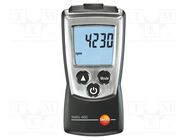 Tachometer; LCD; 100÷29999rpm (optical method); 119x46x25mm TESTO