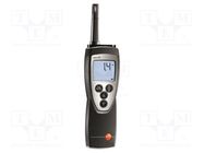 Thermo-hygrometer; -10÷60°C; Temp.(thermocouple T): -200÷1370°C TESTO